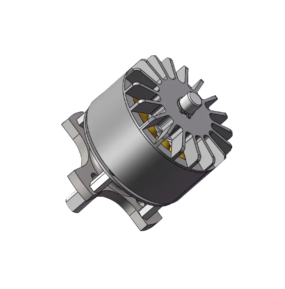 Bezkomutátorový stejnosměrný motor pro digitální nástroje řady WO49 o průměru 49 mm